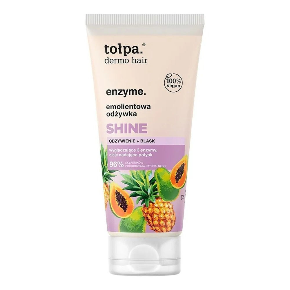 Tolpa Dermo Hair Enzymatyczna Emolientowa Odżywka Nabłyszczająca do Włosów Matowych i Puszących się 200ml