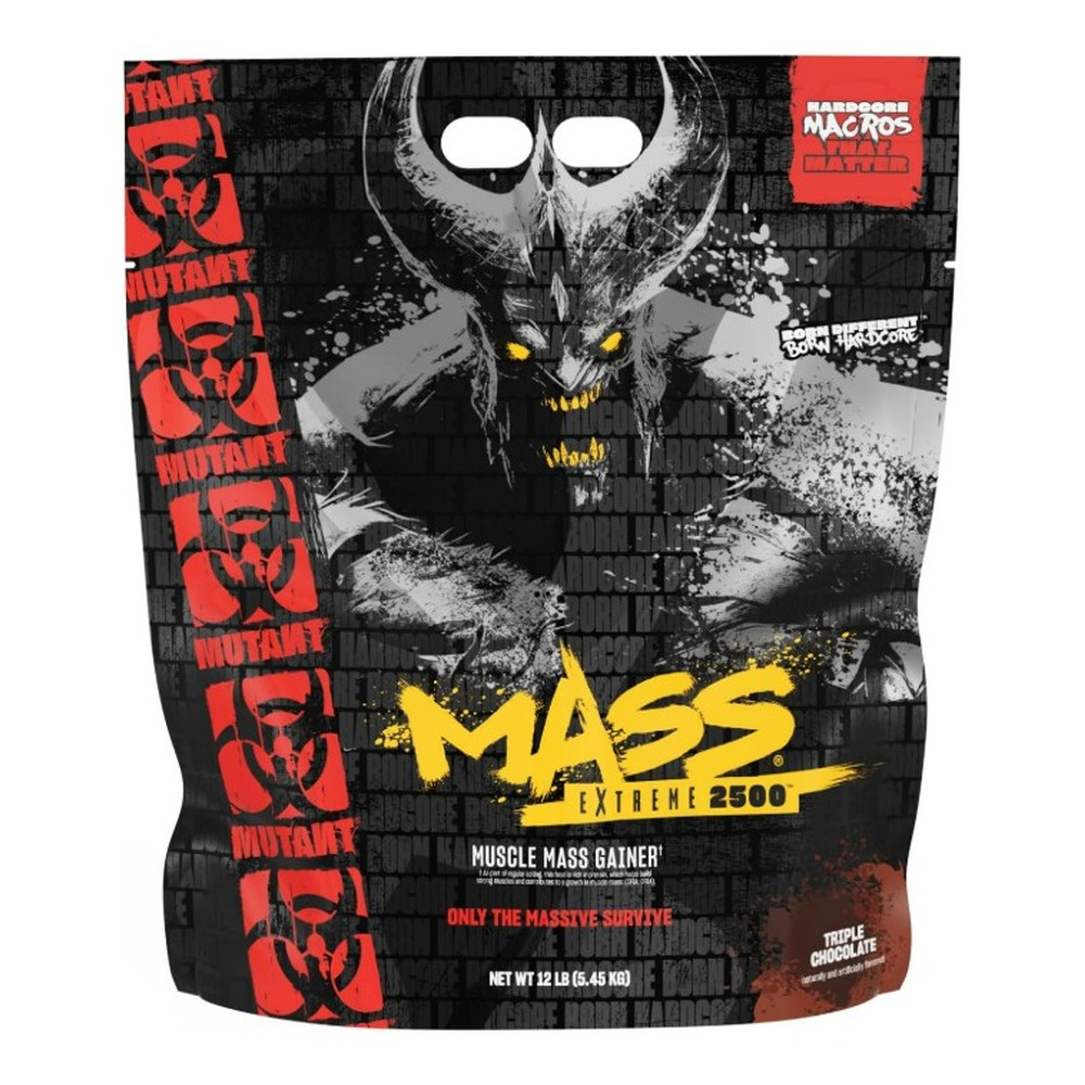 Mutant Mass Extreme 2500, Triple Chocolate - 5450g