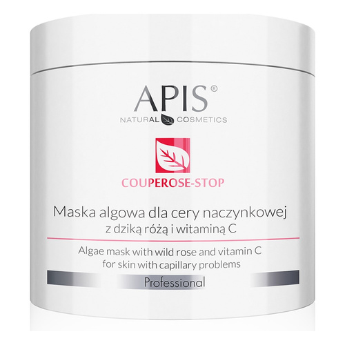 Apis Professional Couperose Stop Algae Mask with Wild Rose and Vitamin C for Capillary and Sensitive Skin 200g