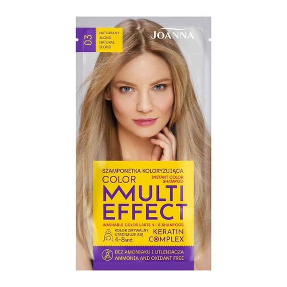 Joanna Multi Effect Szamponetka Koloryzująca 03 Naturalny Blond 35g
