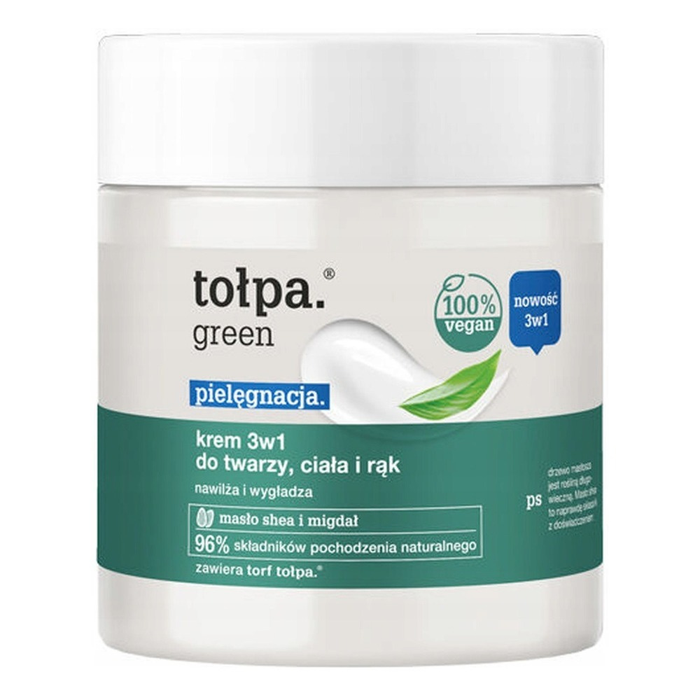 Tolpa Green Nawilżający Krem 3w1 do Twarzy Ciała i Rąk 250ml