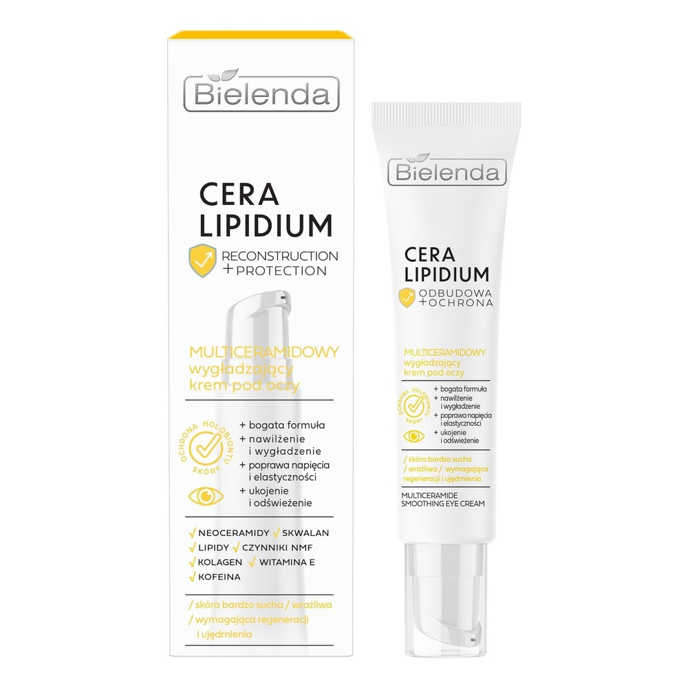 Bielenda Cera Lipidum Wygładzający Krem pod Oczy z Multiceramidami 15ml