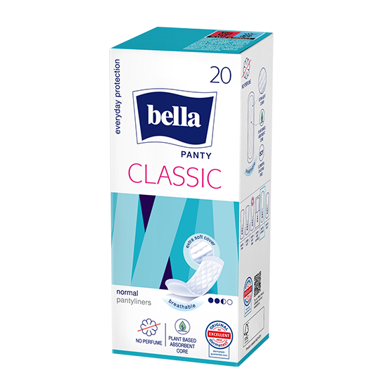 Bella Panty Classic Wkładki Higieniczne 20 Sztuk