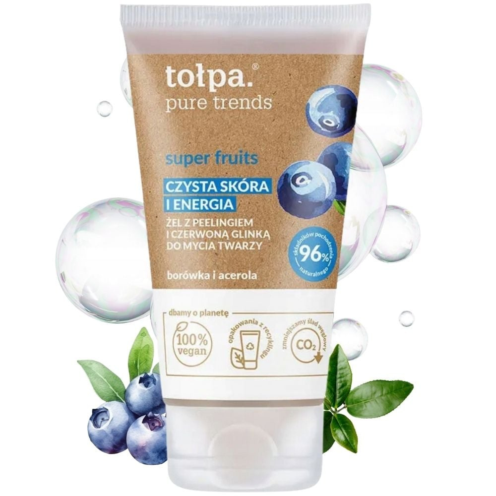 Tolpa Pure Trends Super Fruits Facial Cleansing Gel with Peeling 150ml