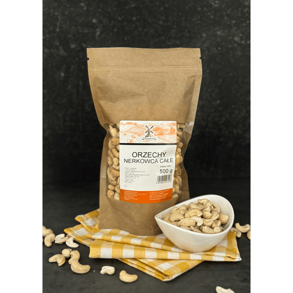 Młyn Kopytowa Orzechy Nerkowca Całe 500g