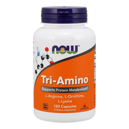 Now Foods Tri-Amino Protein Metabolism Support 120 Capsules
