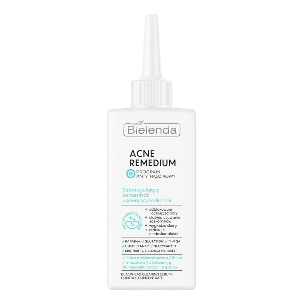 Bielenda Acne Remedium Sebum-Regulująca Esencja do Usuwania Zaskórników 130ml