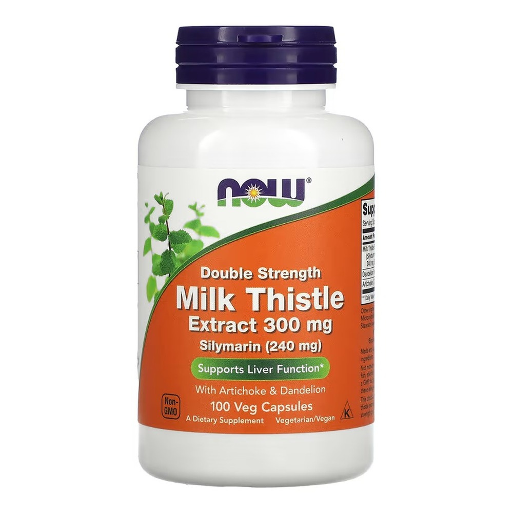 Milk Thistle Extract with Artichoke & Dandelion, 300mg Double Strength - 100 vcaps
