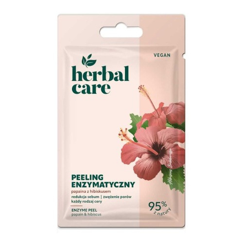 Farmona Herbal Care Enzymatyczny Peeling Papaina z Hibiskusem dla każdego Rodzaju Skóry 7g