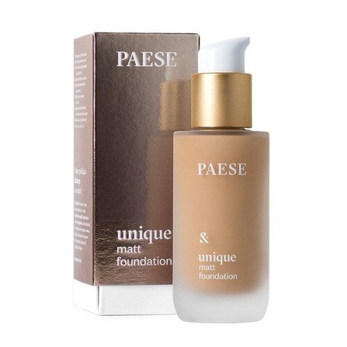 Paese Unique Matt Foundation Pielęgnujący Podkład Matujący Nr 607 Honey 30ml