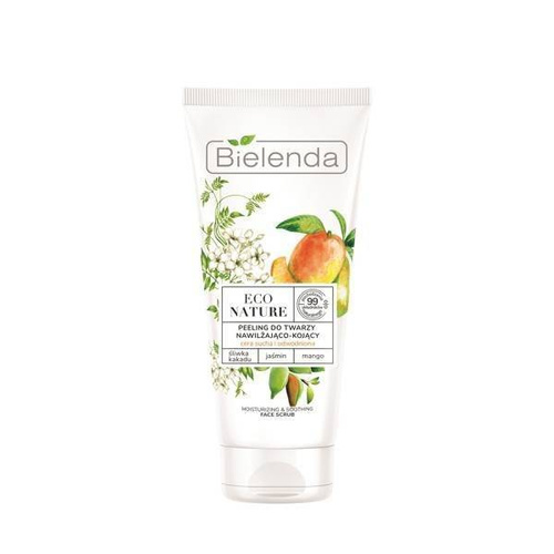 Bielenda Eco Nature Peeling do Twarzy Nawilżająco Kojący Śliwka Kakadu Jaśmin Mango 150g