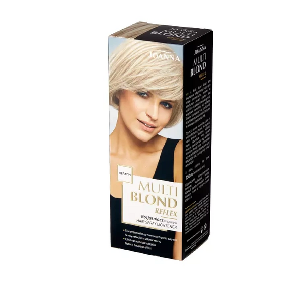 Joanna Multi Blond Reflex Hair Lightener Spray for Blonde Hair 150ml