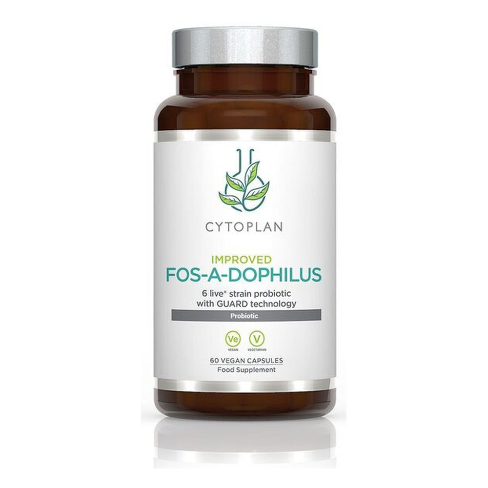 Cytoplan Fos-A-Dophilus Probiotic for Gut Health for People Over 40 60 Vcaps
