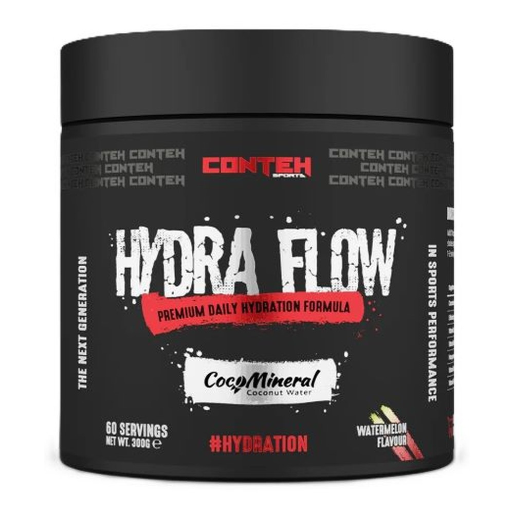 Conteh Sports Hydra Flow Arbuzowe Elektrolity w Proszku na Nawodnienie i Regenerację po Treningu 300g