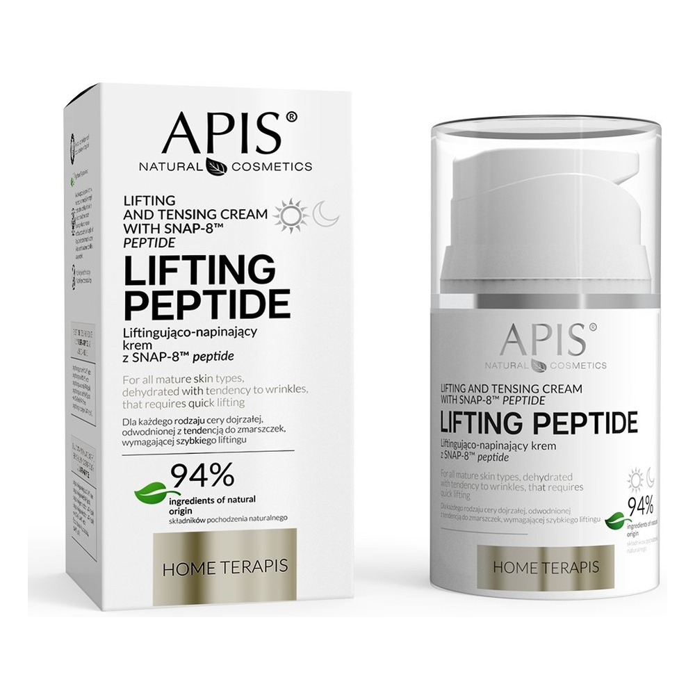 Apis Lifting-Tightening Cream with SNAP- 8 Peptide for Mature and Dehydrated Skin 50ml
