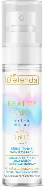 Bielenda Beauty Ceo Drink Me Up Nawilżający Krem Tonik dla Każdego Rodzaju Cery 75ml Best Before 30.04.25