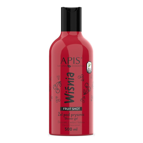 Apis Fruit Shot Żel pod Prysznic z Ekstraktem z Wiśni dla każdego Rodzaju Skóry 500ml