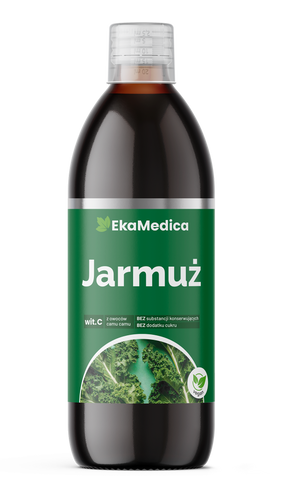EkaMedica Sok Jarmuż Wspomaga Układ Sercowo Naczyniowy 500 ml