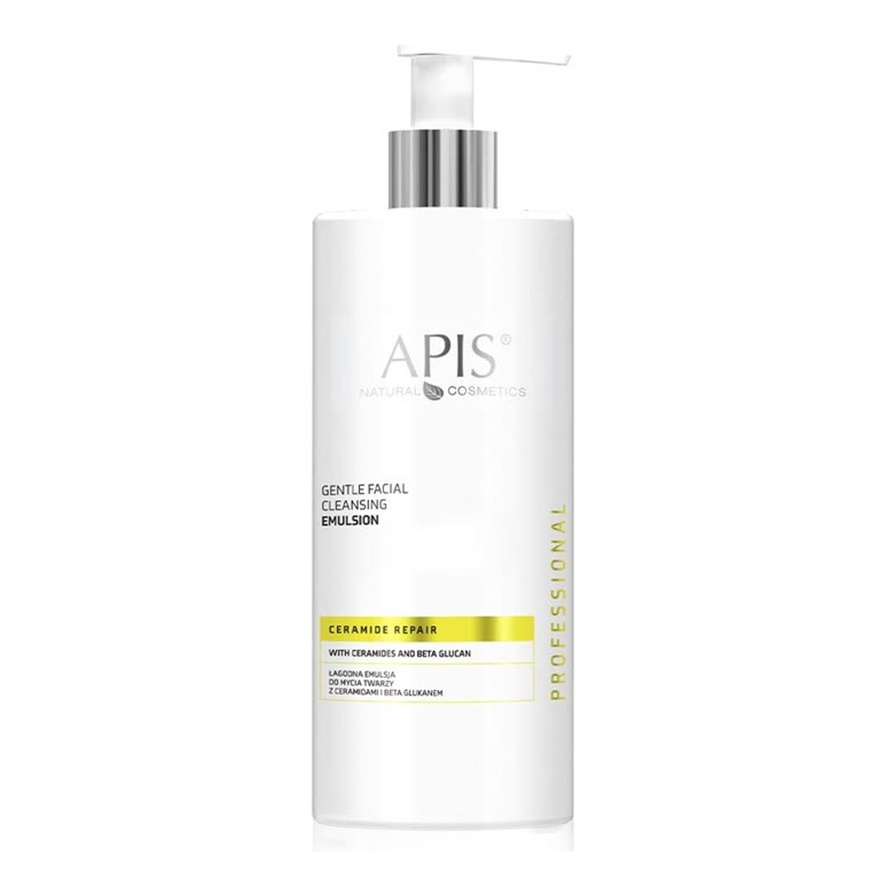 Apis Professional Ceramide Repair Łagodna Emulsja do Mycia Twarzy z Ceramidami i Beta Glukanem 500ml
