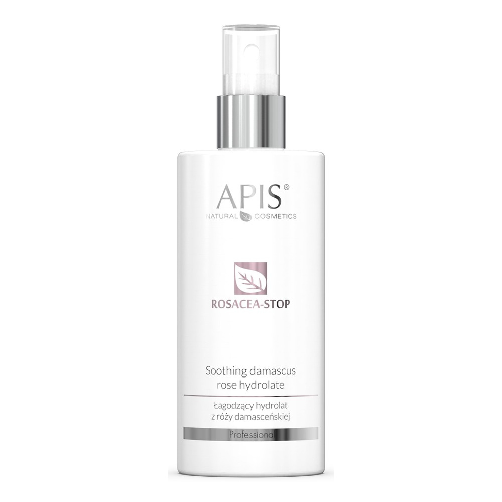 Apis Rosacea-Stop Łagodzący Hydrolat z Róży Damasceńskiej dla Skóry z Trądzikiem Różowatym Wrażliwej i Podrażnionej 300ml