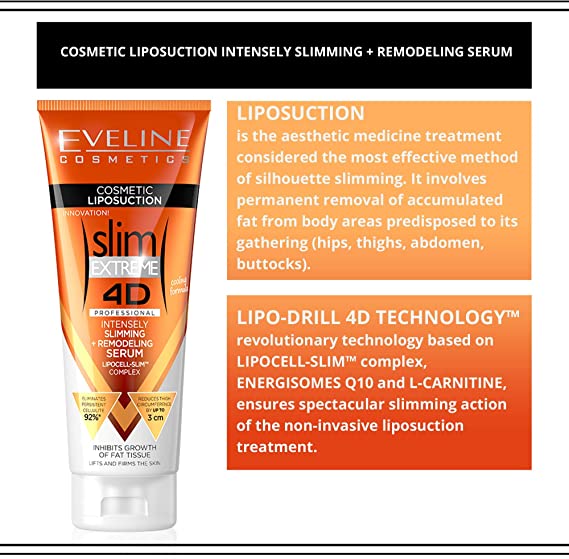 Eveline Slim Extreme 4D Serum Intensywnie Remodelujące Liposukcja 250ml