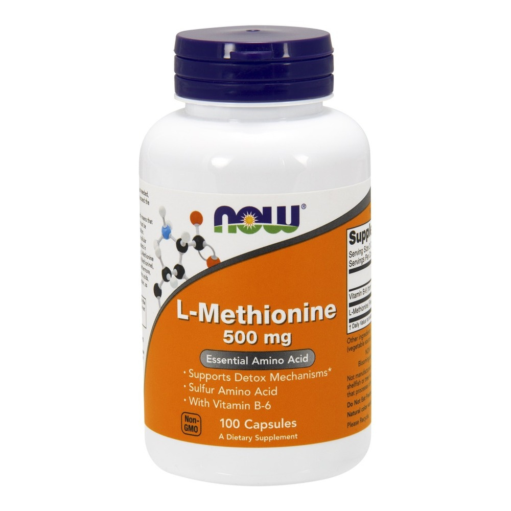 L-Methionine, 500mg - 100 caps
