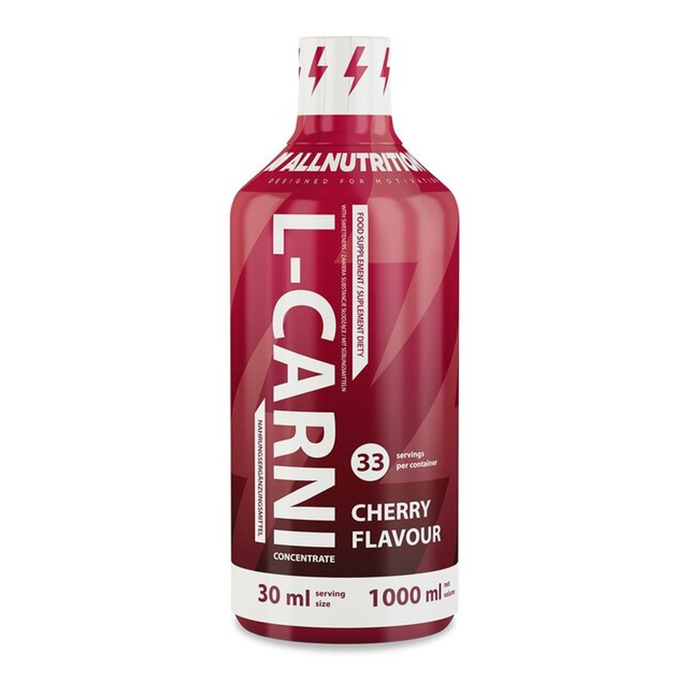 Allnutrition L-Carni Cherry Liquid Supplement for Energy Metabolism 1000ml