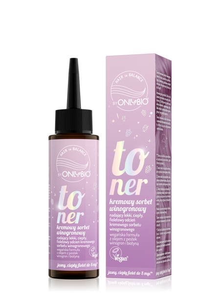 OnlyBio Hair in Balance Creamy Toner Grape Sorbet 100ml