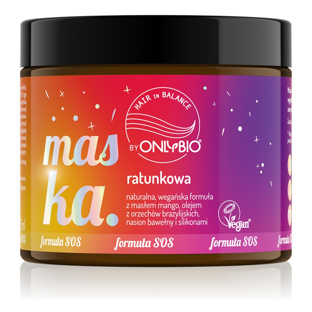 OnlyBio Hair In Balance Rescue Mask for all Hair Porosity 200ml