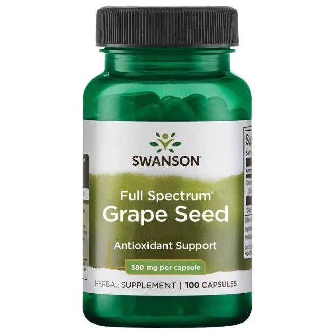 Swanson Full Spectrum Grape Seed 380mg 100 Capsules
