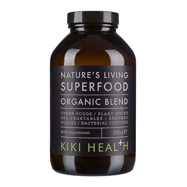 KIKI Health Nature's Living Superfood Mieszanka w Proszku Na Wsparcie Trawienia i Odkwaszanie 300g