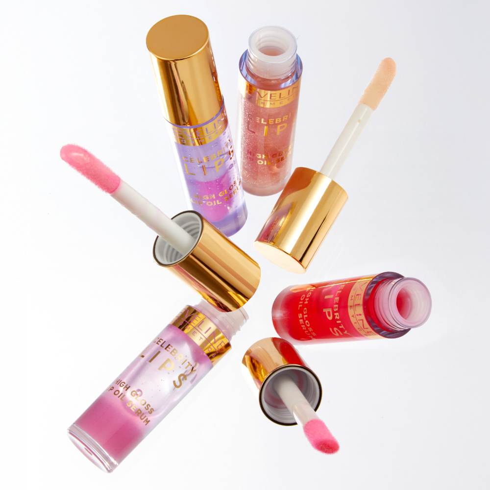 Eveline Celebrity Lips Tinted Oil Therapy Lip Serum Oil No. 03 Violet 5ml