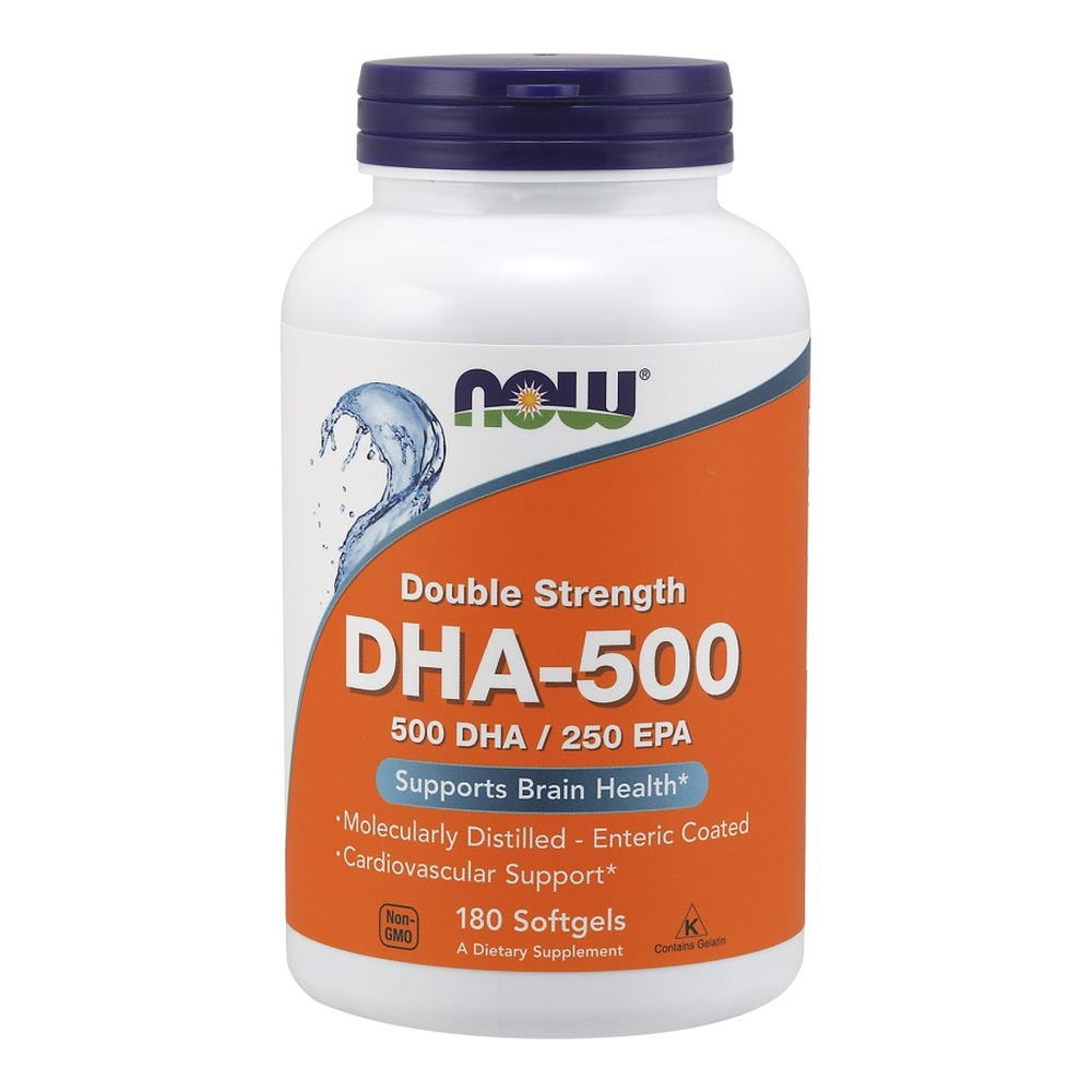 DHA-500, 500 DHA / 250 EPA - 180 softgels