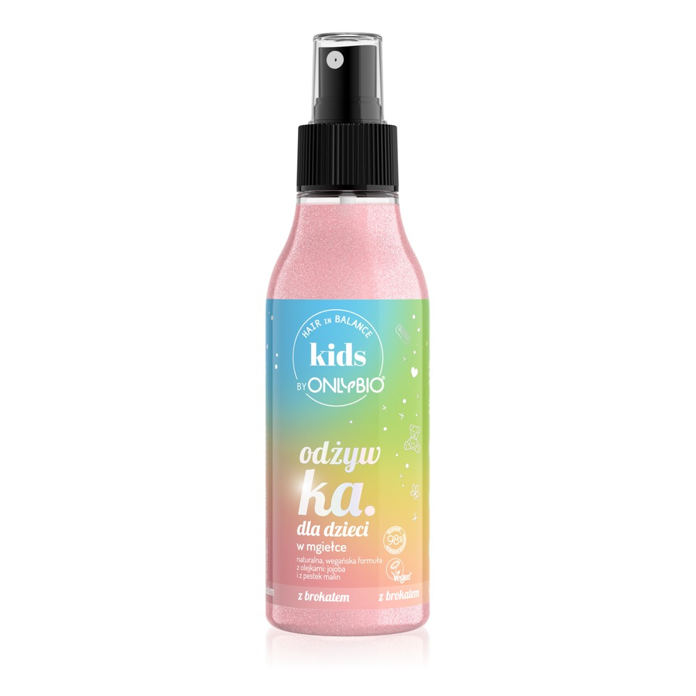 OnlyBio Hair in Balance Kids Odżywka dla Dzieci w Mgiełce z Brokatem 150ml