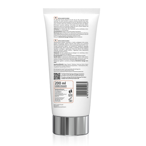 Apis Professional Retin Ambre Synergy Soothing Mask with Beta-Glucan and Ectoine for Irritated Skin 200ml
