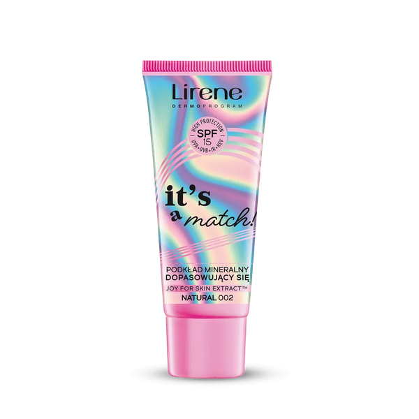 Lirene It's a Match! Mineral Foundation Matching SPF15 No. 002 Natural 30ml