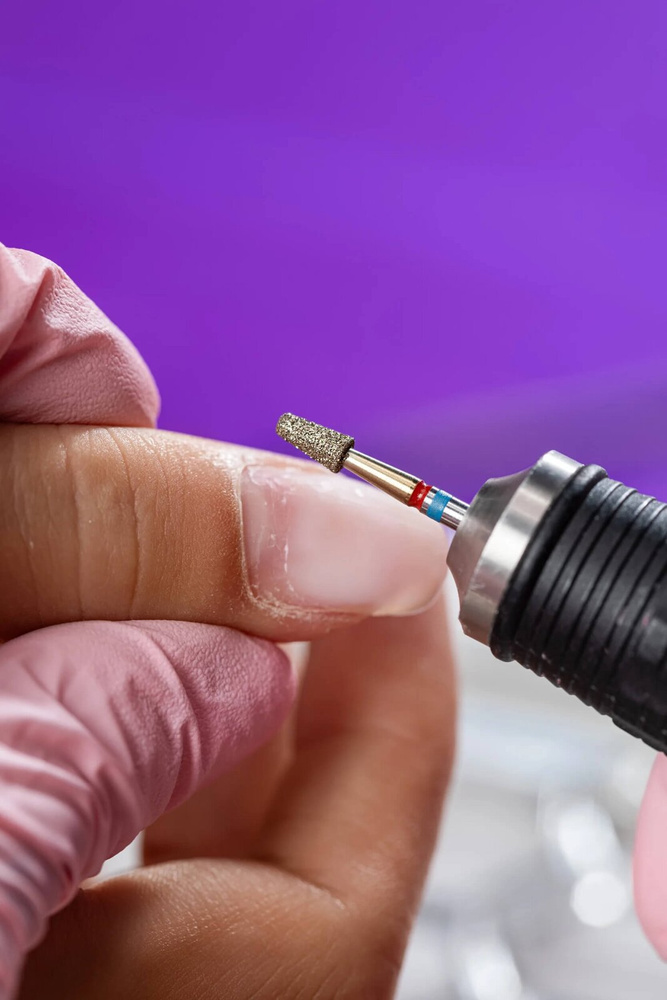 IQ Nails Diamentowy Frez do Paznokci DuoFrez Stożek Ścięty Fine/Standard 3,1mm ZRN Powłoka Manicure Pedicure 171.FM.031Z 1 Sztuka