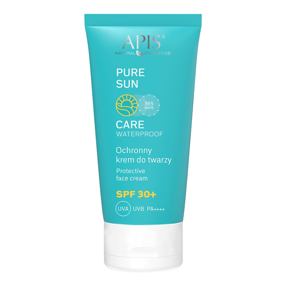 Apis Pure Sun Wodoodporny Krem Ochronny do Twarzy SPF 30 UVA UVB dla każdego Rodzaju Skóry 50ml