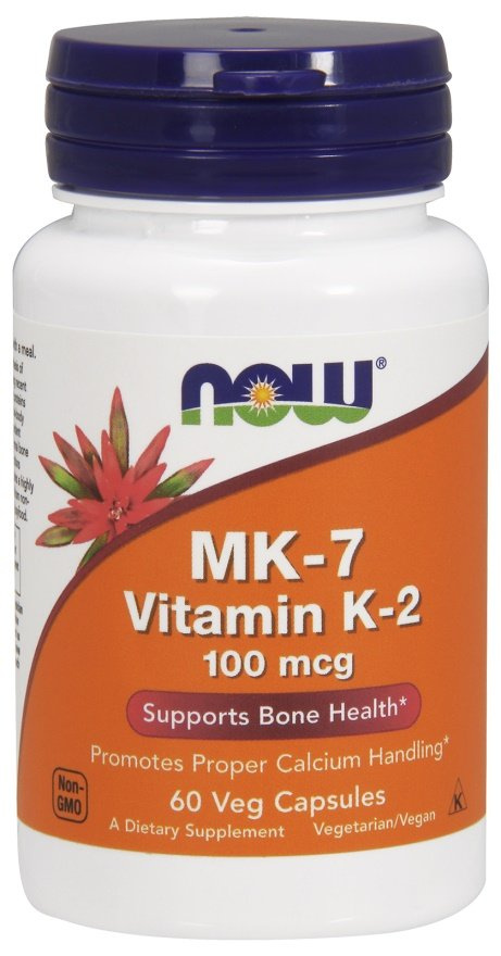 Now Foods MK-7 Vitamin K-2 100mcg 60 Kapsułek