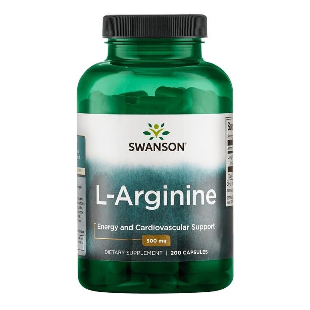 Swanson L-Arginine 500mg 200 Capsules