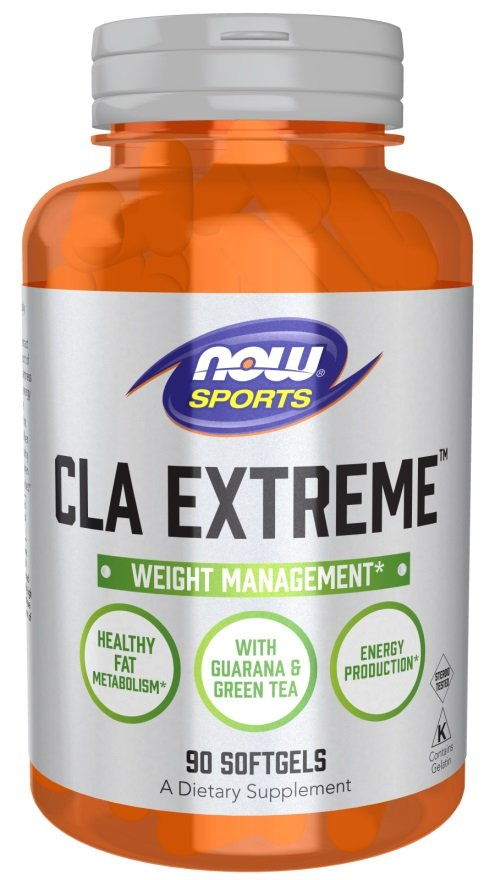 NOW Foods CLA Extreme For Healthy Fat Metabolism and Energy Production 90 Softgels