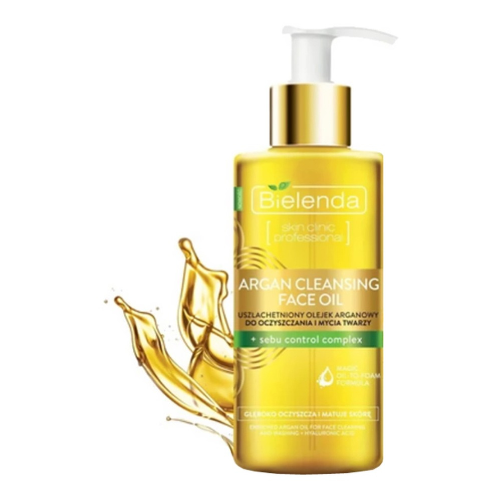 Bielenda Argan Oczyszczający Olejek do Twarzy Sebu Control Complex 140ml