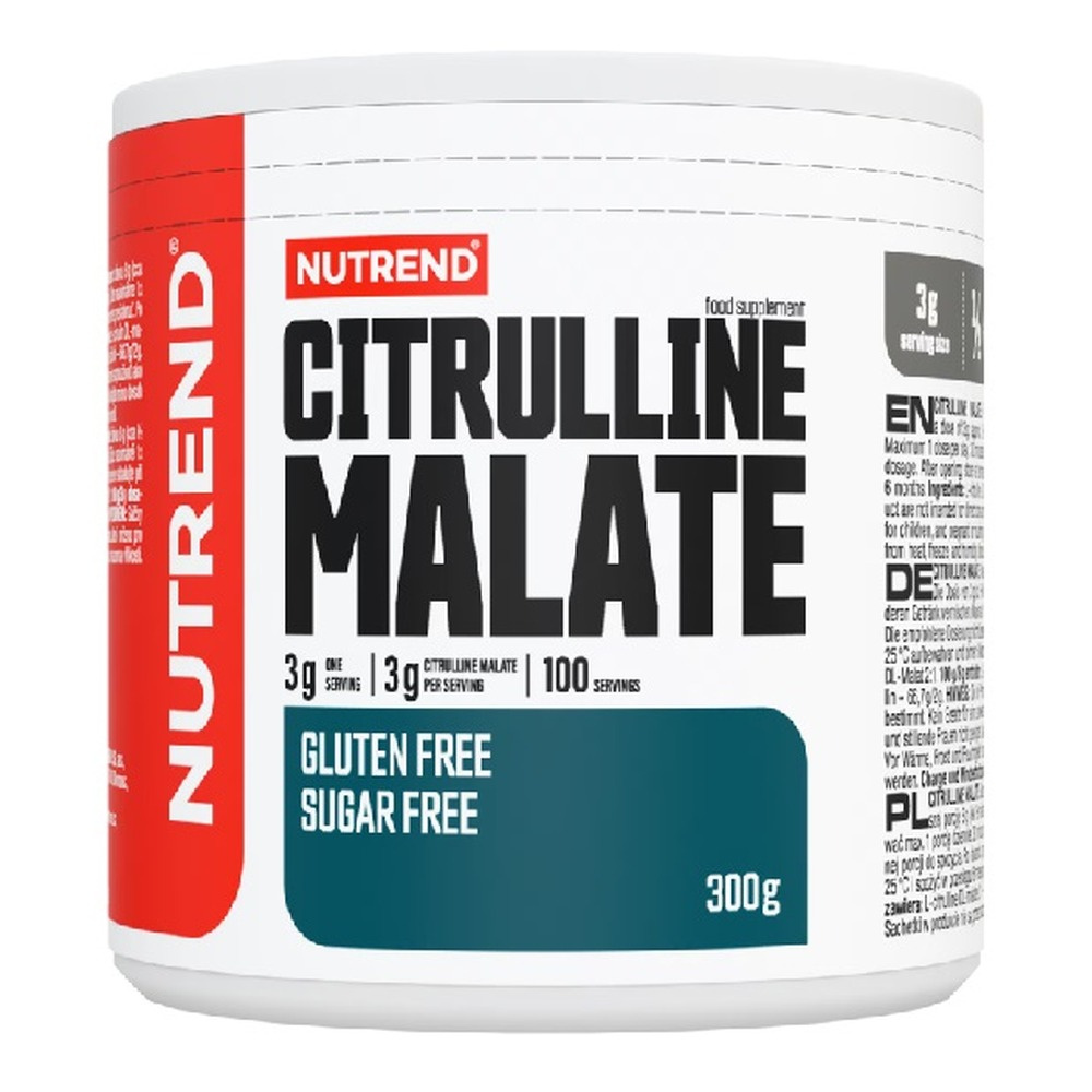 Nutrend Citrulline Malate Powder for Muscle Pump and Performance 300g
