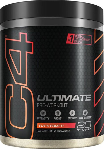 Cellucor C4 Ultimate Przedtreningówka w Proszku Na Energię i Wydajność Tutti Frutti 496g