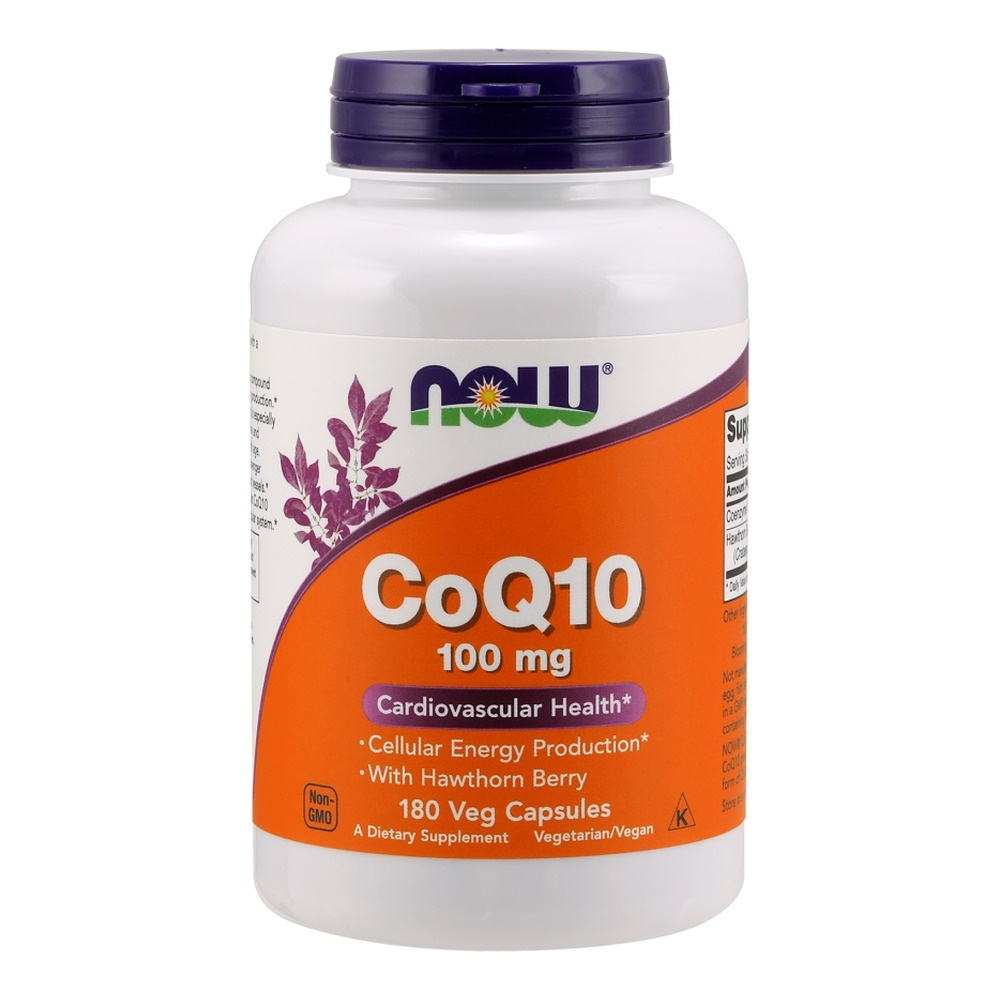 CoQ10 with Hawthorn Berry, 100mg - 180 vcaps