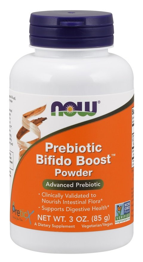NOW Foods Prebiotic Bifido Boost Proszek Na Wsparcie Flory Jelitowej 85g