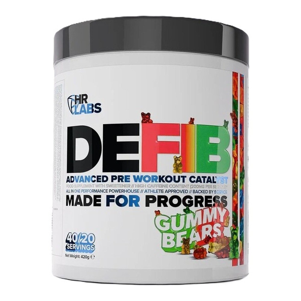 HR Labs Defib Advanced Pre-Workout, Gummy Bears 420g