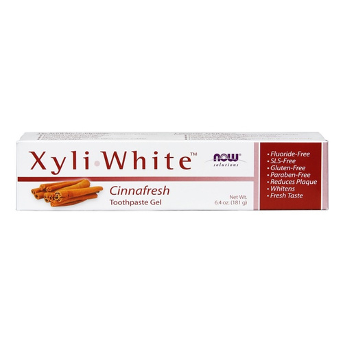 NOW Foods XyliWhite Cinnafresh Toothpaste Gel 181g