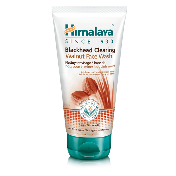 Himalaya Blackhead Clearing Walnut Face Wash with Natural Salicylic Acid 150ml