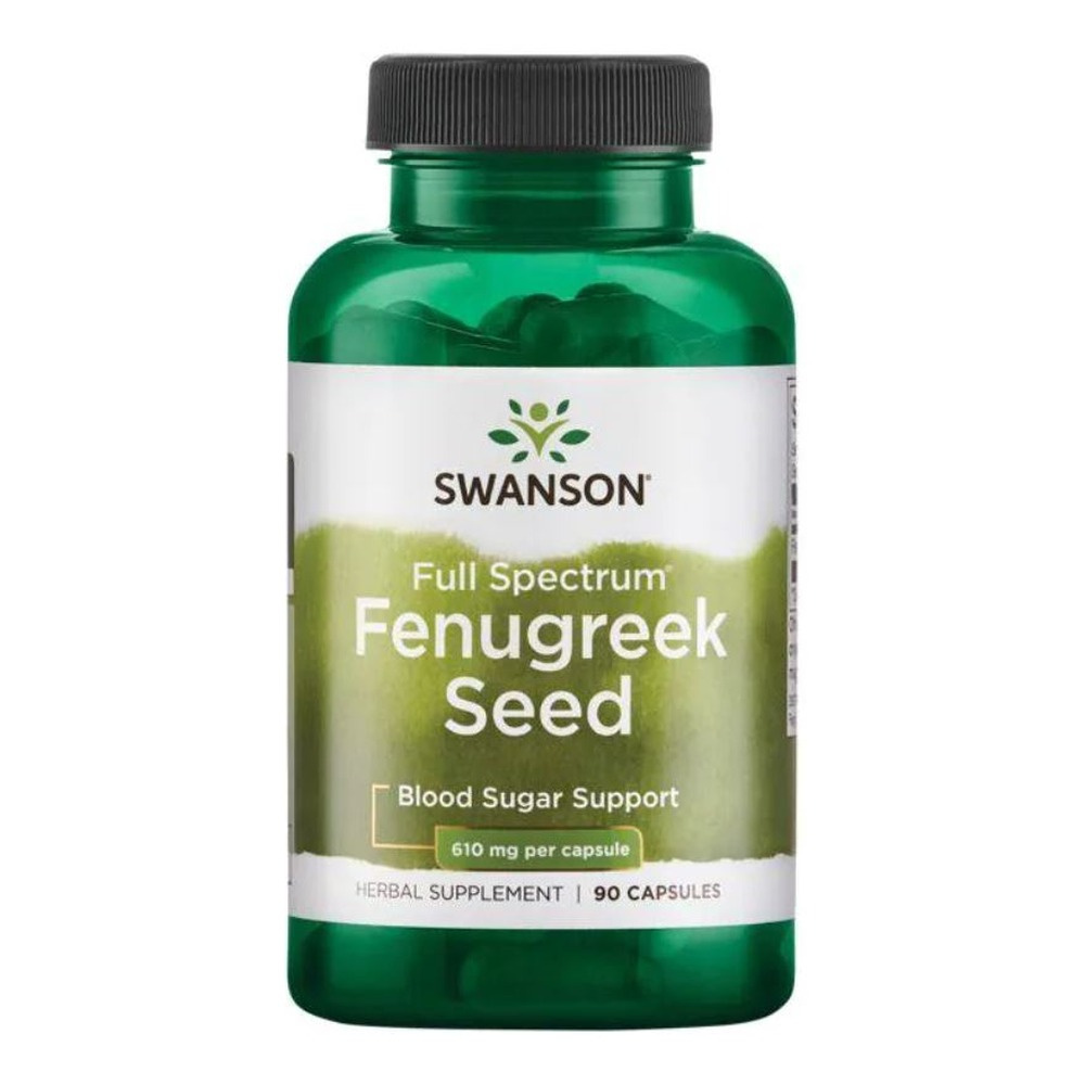 Swanson Fenugreek Seed 610mg 90 Kapsułek